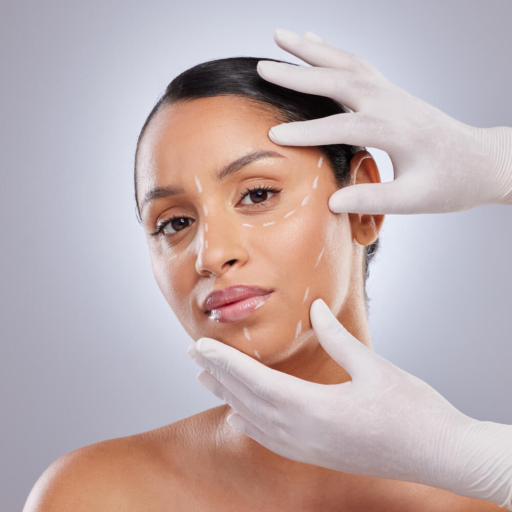 Tratamento facial personalizado em clínica estética